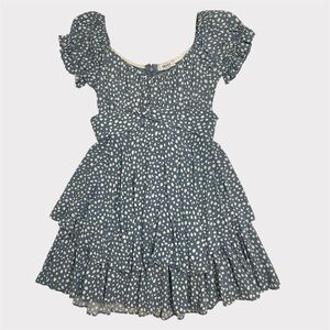 Shero Polka Dot Peasant Dress